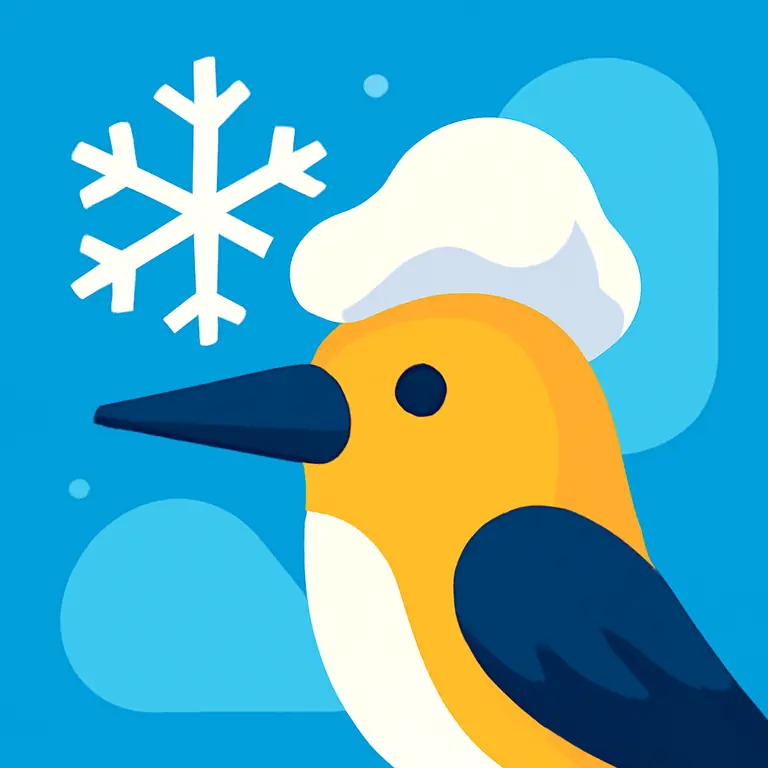 Снежный клюв - обложка пазла