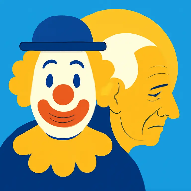 Клоунада и Старение - обложка пазла