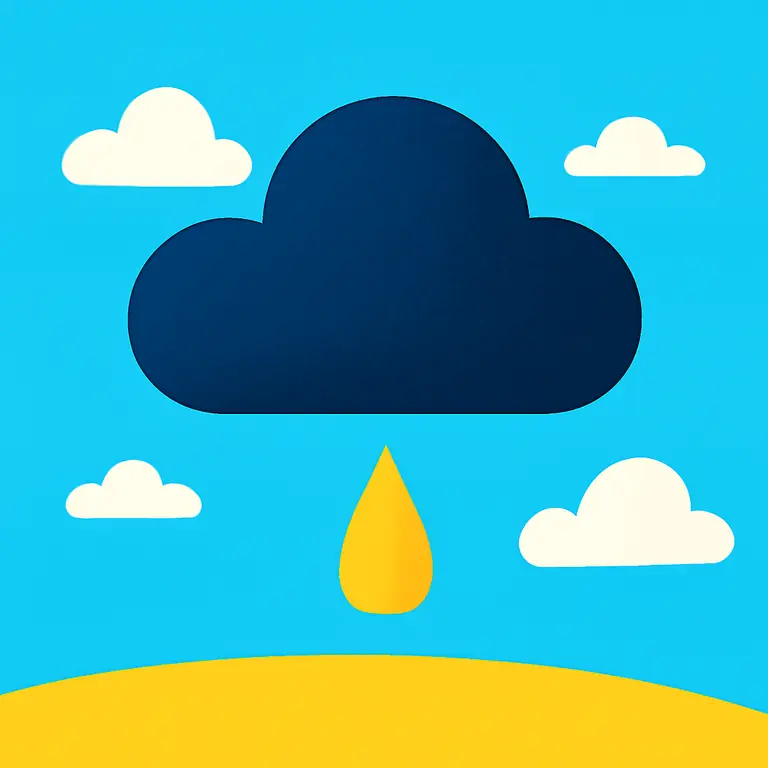 Одинокая туча - обложка пазла