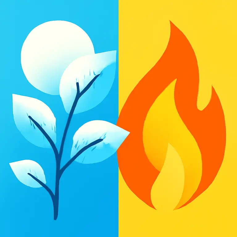 Мороз и пламя - обложка пазла