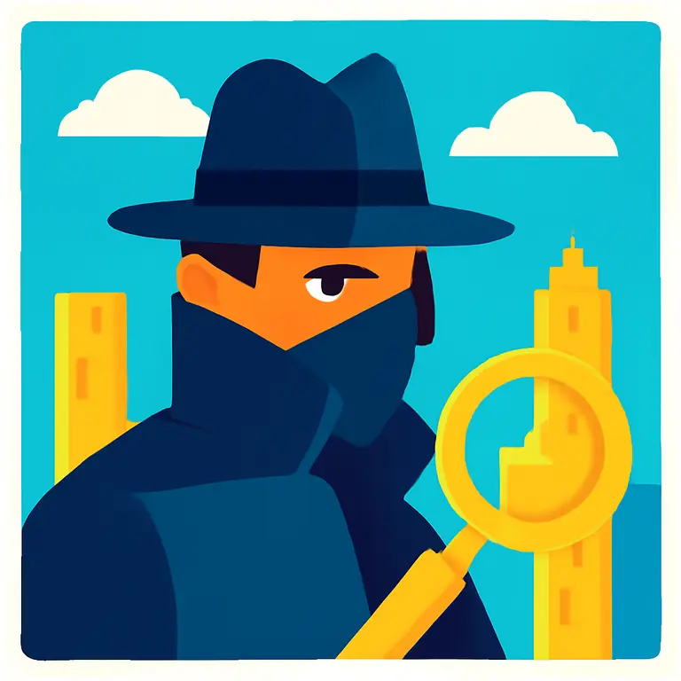 Городской шпион - обложка пазла